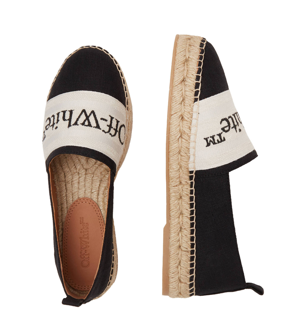 Эспадрильи OFF-WHITE - черный(OWIB014S 24FAB001)