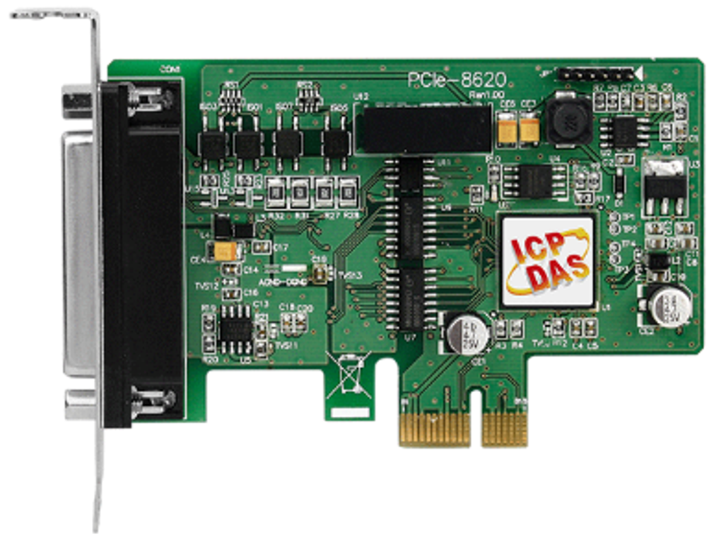 Плата  ICP DAS PCIe-8620 CR