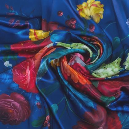 Silk scarf &quot;Summer kiss&quot;