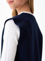 Жилет для девочки в школу AT697 синий