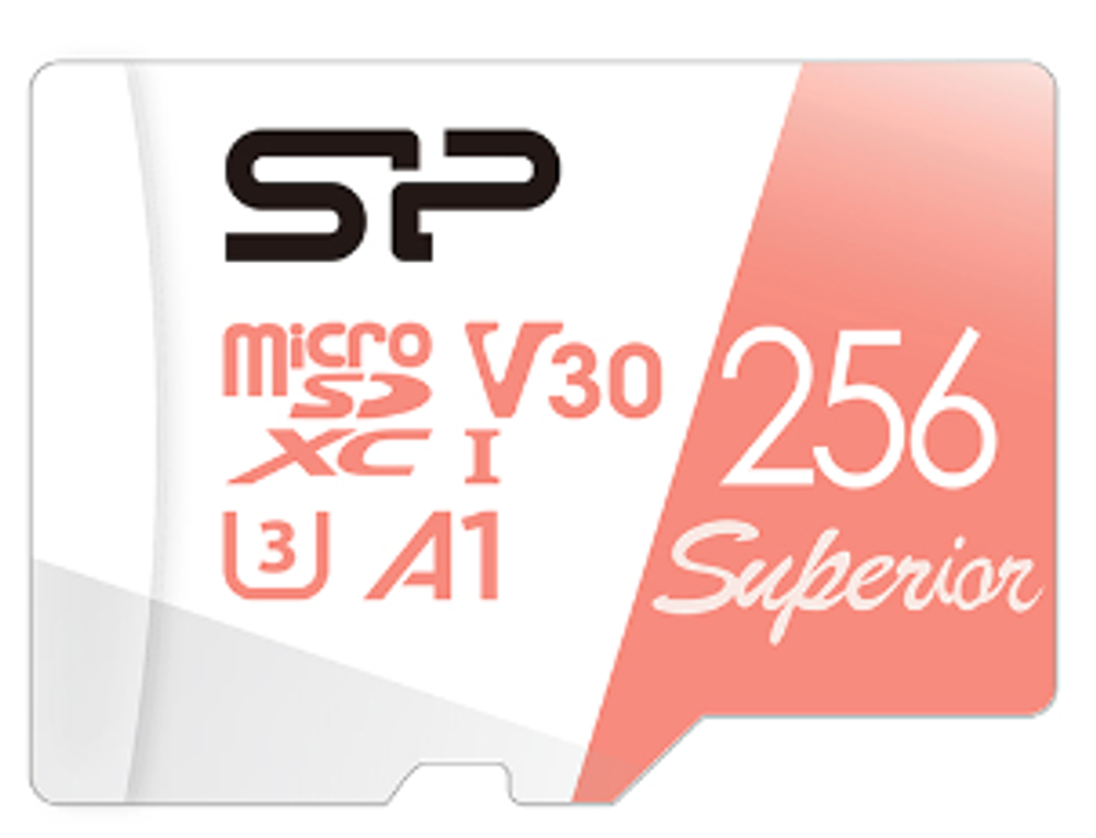 Карта памяти MicroSDXC 256GB Silicon Power Superior A1