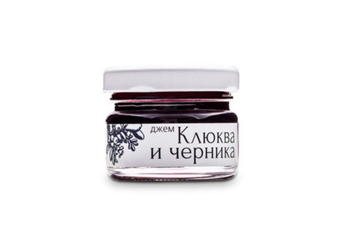 Джем "Русский лес" клюква и черника, 25г