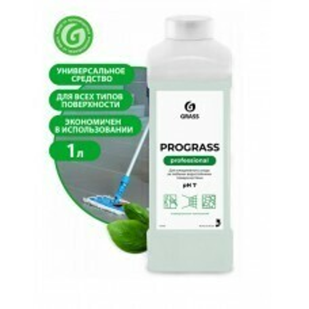 Универсальное низкопенное концентрированное моющее средство Grass Прогресс 1 л.