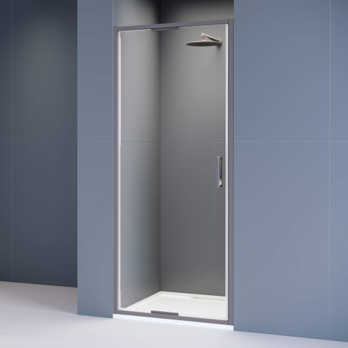 Душевая дверь из стекла, распашная с системой Pull&Slide в нишу RGW SV-05Gr- серая (Прозрачное, 1000)