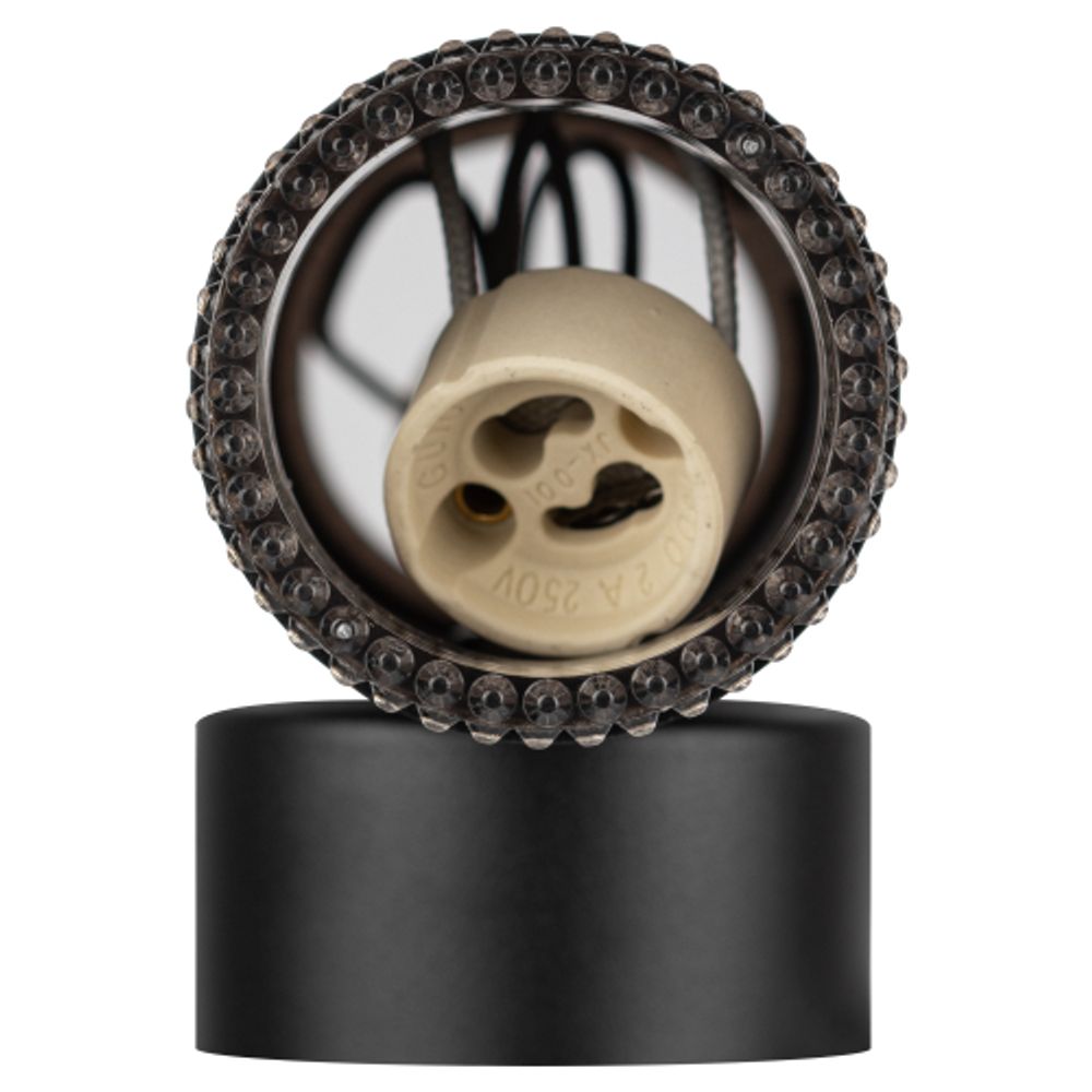 Светильник настенный ЭРА WL50 BK/BK 2*GU10 2*12Вт IP20 черный | Настенная подсветка