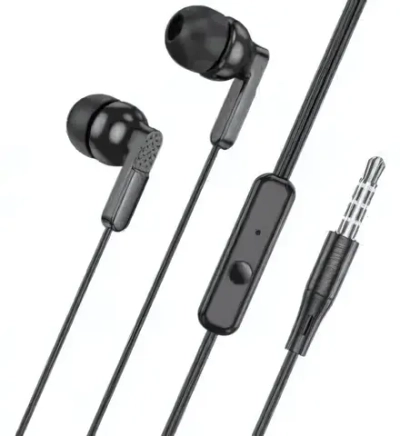 Гарнитура HOCO M121, вакуумные, разъем Jack, кабель 1.2 м black