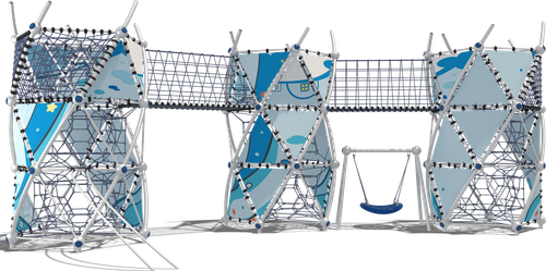 Гибкие элементы для лазания, ДНК-Паруса (паттерн Fairytale)