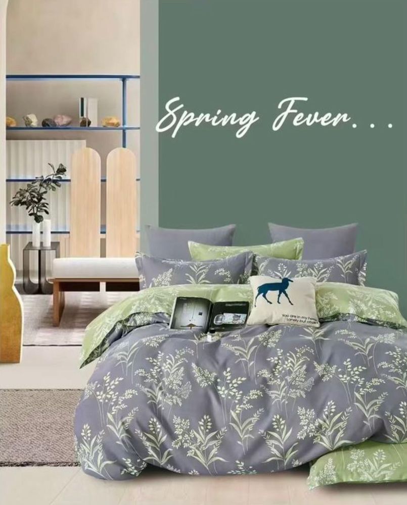 ZEPHYR HOME Двуспалка Фланель Серый