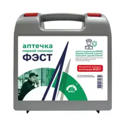 Набор медицинских изделий для оказания первой помощи сотрудниками ФОИВ, ведомственной охраны и народными дружинниками - "ФЭСТ" 
штрихкод  4607025842750