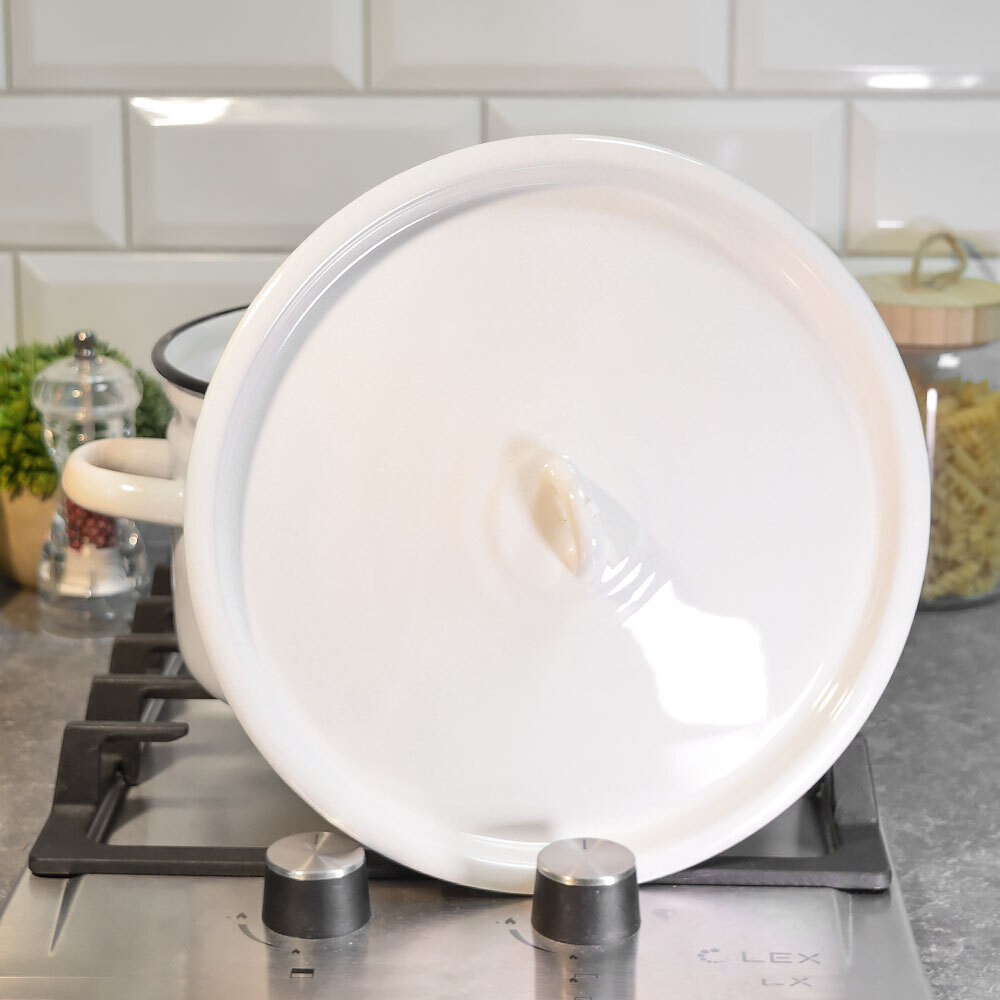 Кастрюля 5,5л Жемчужная