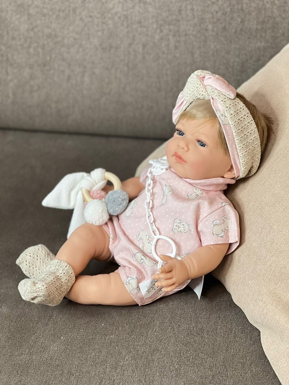 Кукла Marina and Pau 42cм Rabbit мягконабивная (M747K)