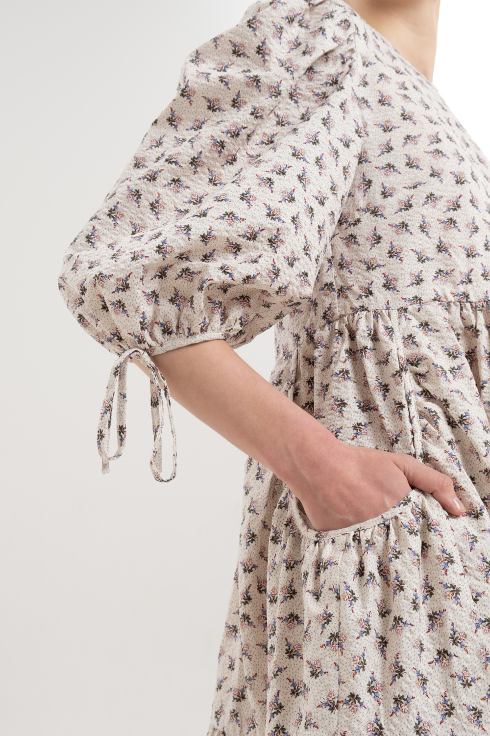 Платье "Жатка", бежевый