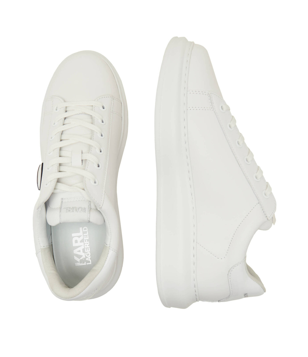 Кожаные кроссовки kapri karl nft lo lace Karl Lagerfeld - экрю(KL52530N)