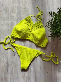 Вязаный купальник