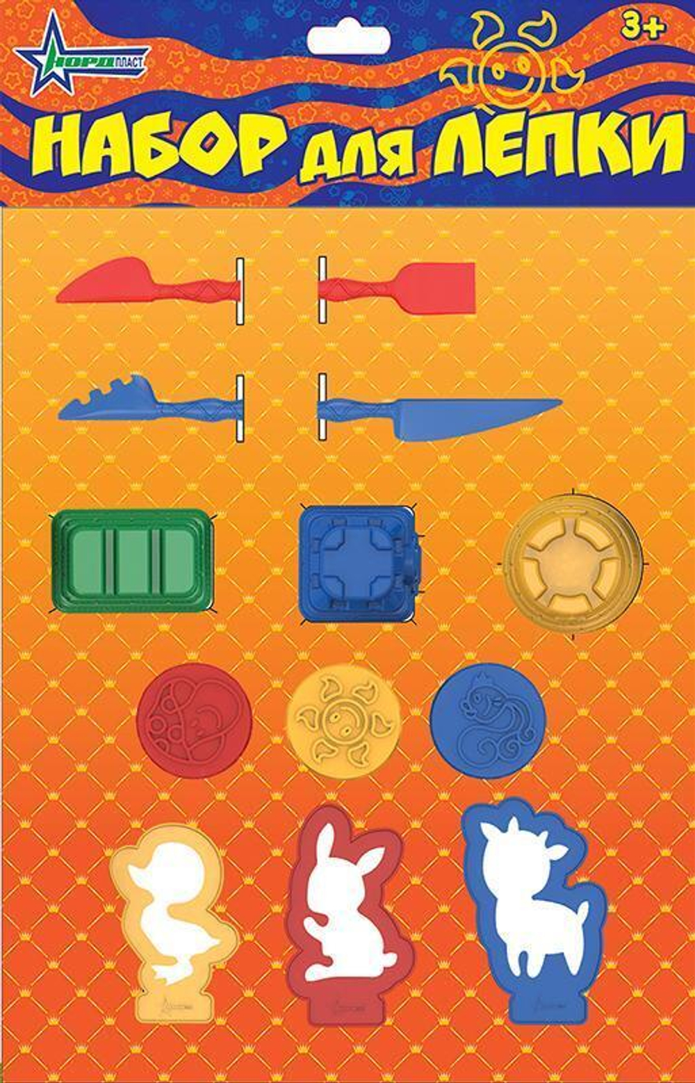 Набор для лепки 11 дет. (Нордпласт)