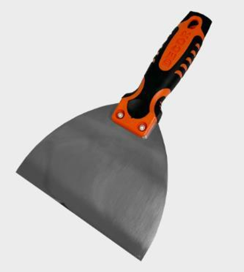 Шпатель нержав.  60мм    резино-пласт. ручкой,  конически шлифов. 1-0,7мм DEСOR / 318-0060