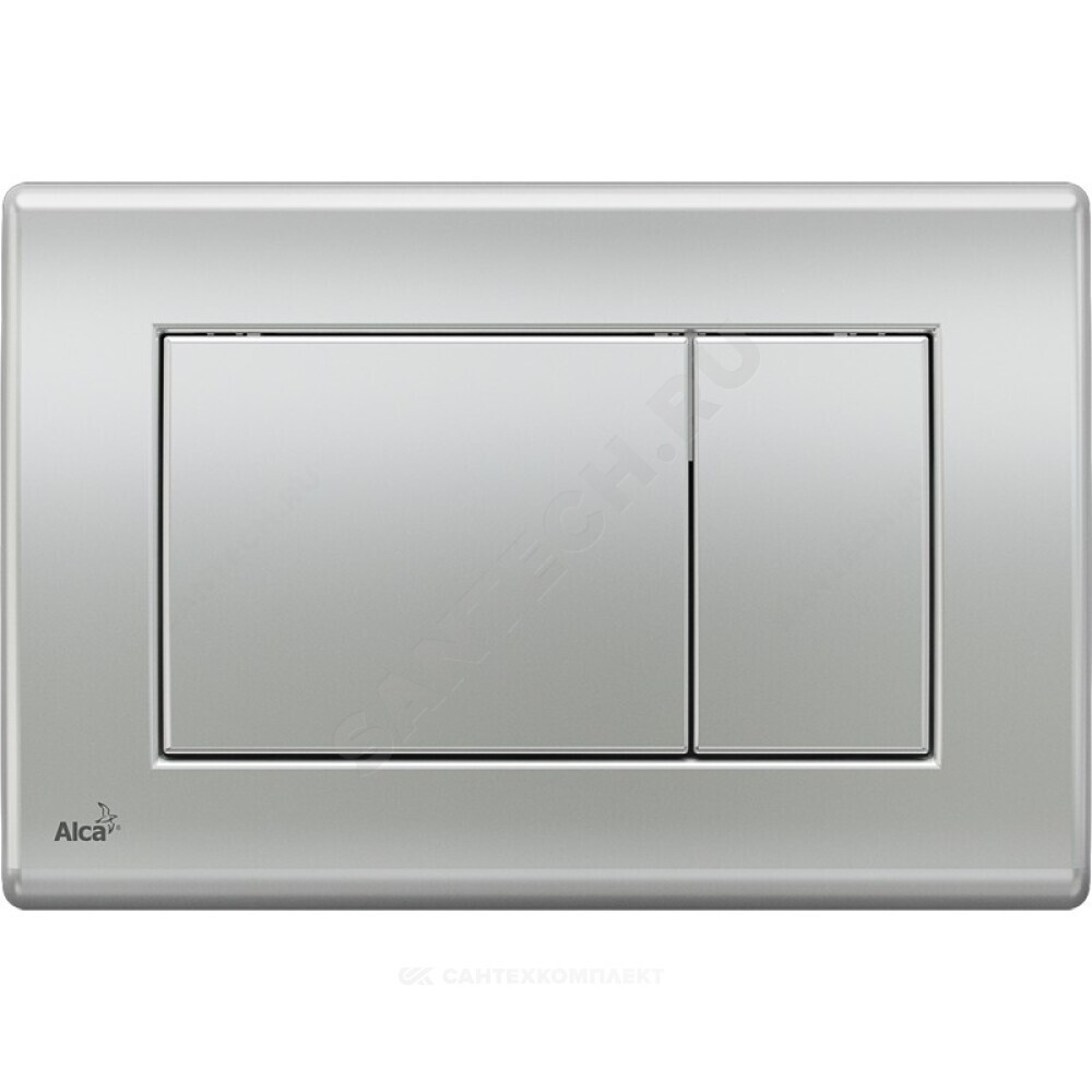 Кнопка для инсталляции хром матовая Alca Plast M272