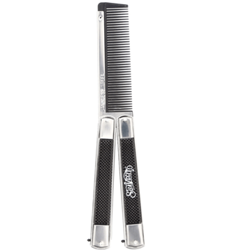 Расчёска-бабочка Suavecito Butterfly Switchblade Comb
