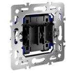 Механизм выключателя двухклавишного 10А, S70