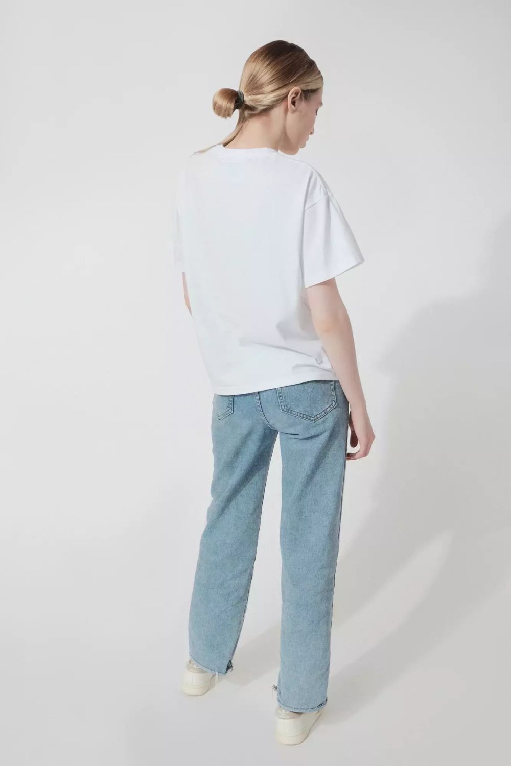 Футболка FOS Плотная Женская Белая