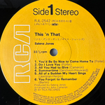 Salena Jones ‎– This 'n That (Япония 1981г.)