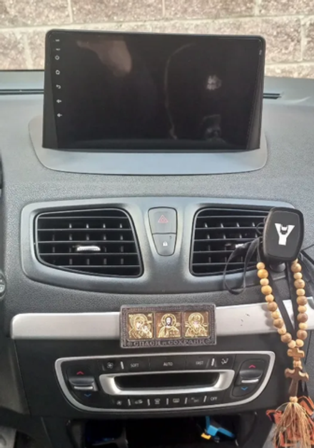 Магнитола для Renault Fluence/ Megane 2009-2017 - FarCar DX145M монитор 9" IPS на Android 13, 4+64Гб, CarPlay