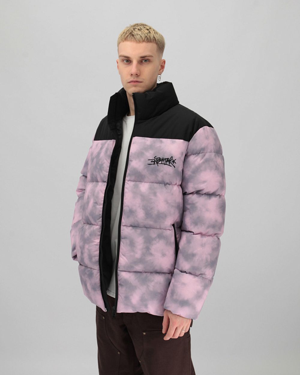 Пуховик Anteater Downjacket Tie Dye Pink