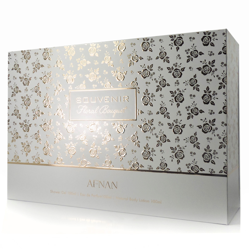 Afnan Souvenir Floral Bouquet — парфюмерный подарочный набор для женщин.
