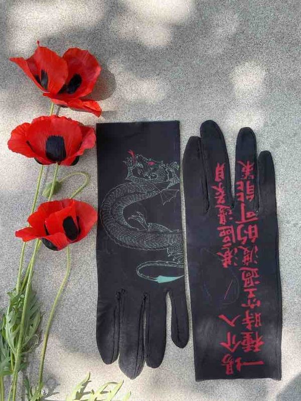 Перчатки Black dragon черные - фото 2