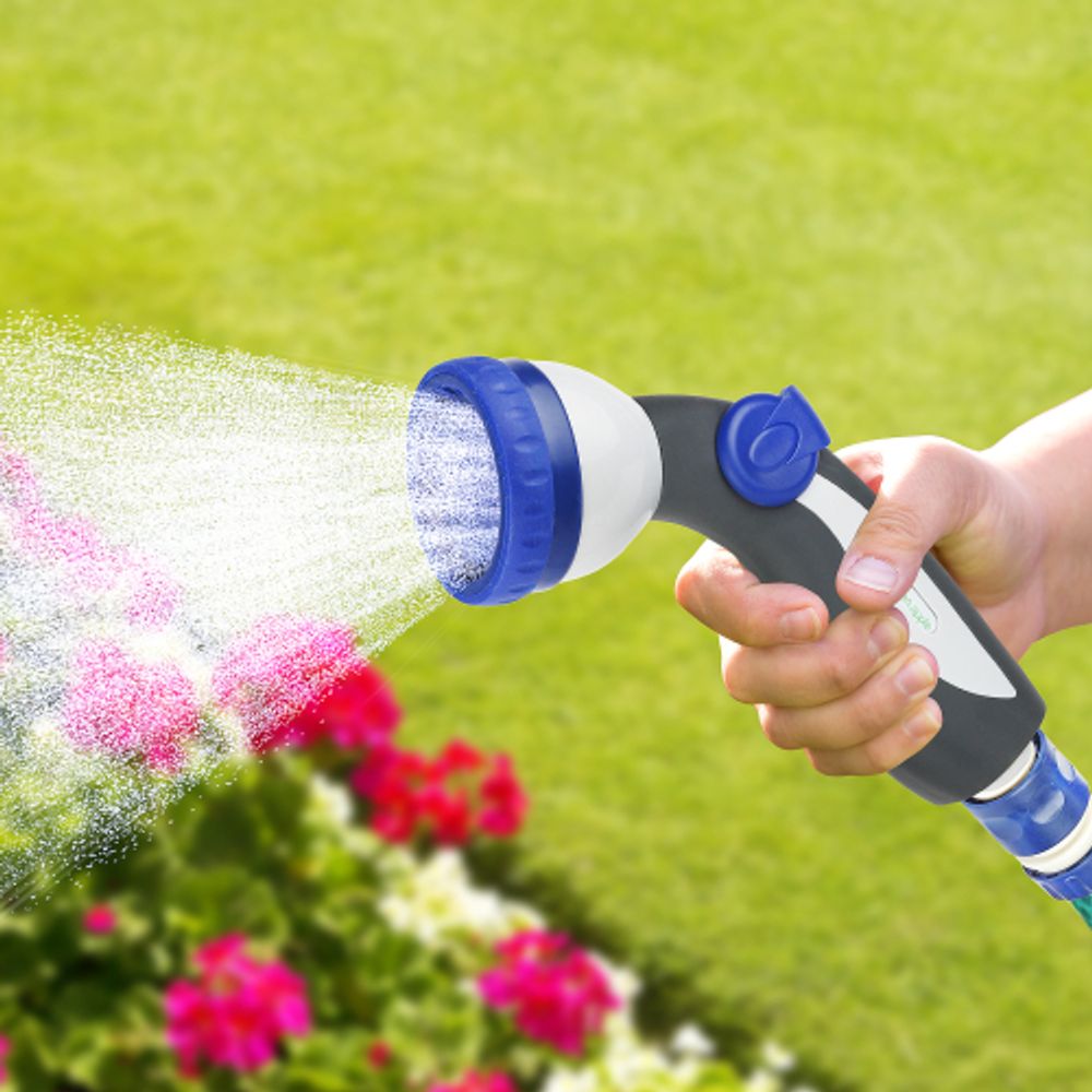 GAEP12-02 GREEN APPLE ЕСО Пистолет-распылитель, пластик, 8 режимов | Аксессуары для полива Green Apple