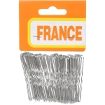 Шпильки для волос 50шт «Классика», цвет серебро 4,5см