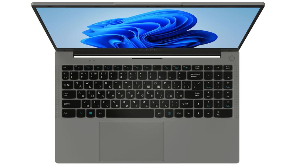 Ноутбук  Rikor ARZ 103.2 15.6 ", Ryzen 5, 8 Гб RAM, 512 Гб SSD, Radeon Graphics, Черный