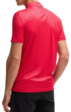 Мужское теннисное поло BOSS Paddytech Pro - красный