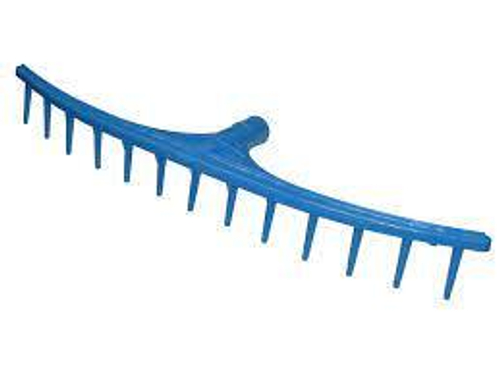 Грабли для сена пластм. 13зубые, полукруг. , большие,  цветные 650мм