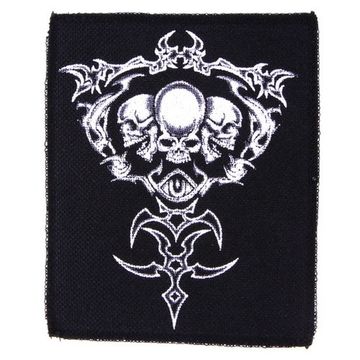 Нашивка Череп в узоре тройной (90X115) (237)