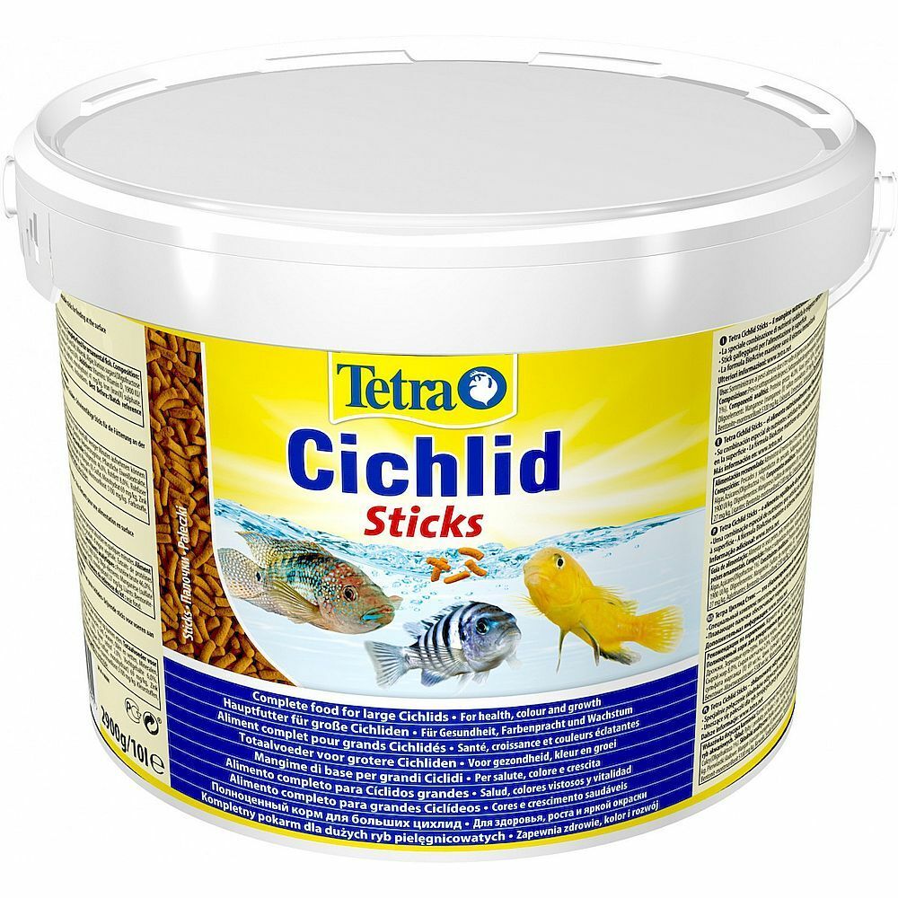 Tetra Cichlid Sticks корм для всех видов цихлид в палочках  (Ведро 10л)