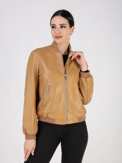 Кожаная куртка демисезонная Турция бомбер
