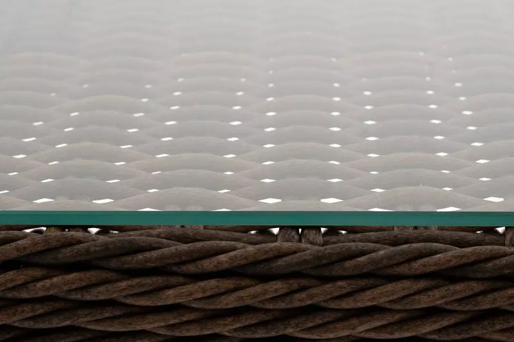 "Прованс" столик журнальный из ротанга, цвет коричневый