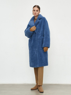 Зимняя эко шуба чебурашка, Северина (арт. С1177-100)