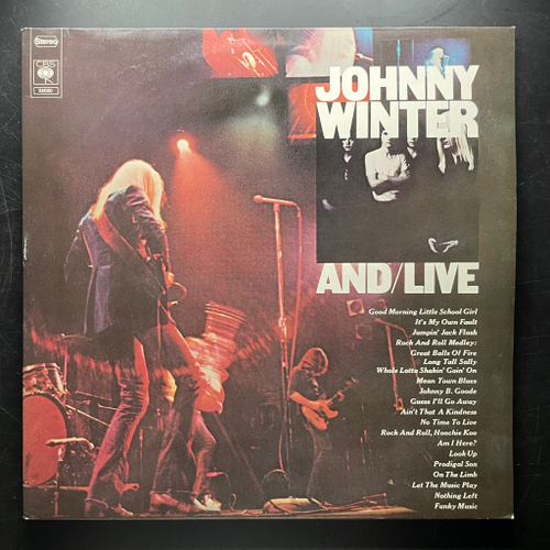 Johnny Winter ‎– And/Live 2LP (Голландия)