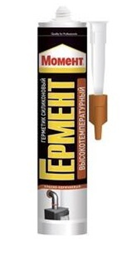 Герметик силикатный высокотемпературный HEAT FIGHTER 280 мл 1500С черный