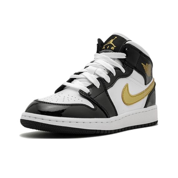 Иордания Air Jordan 1 Детские баскетбольные кроссовки МИД Топ Юнисекс