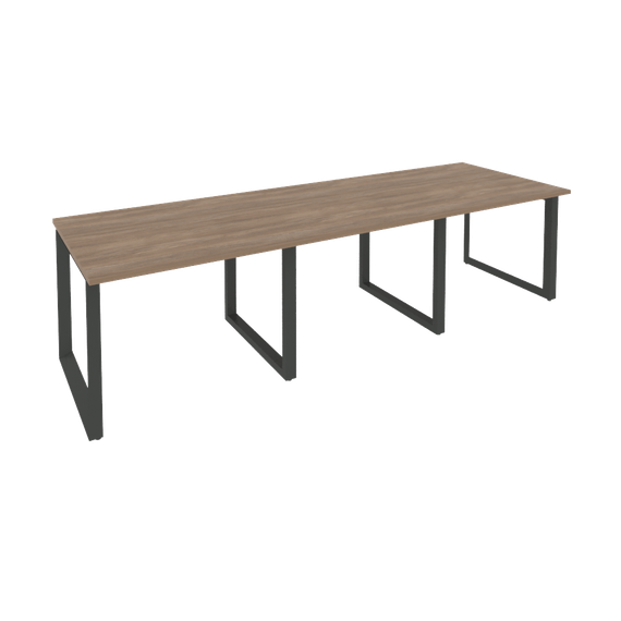 Onix Стол переговорный O.MO-PRG-3.1 Дуб Аризона/Металл Антрацит 2940*980*750