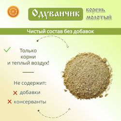 Одуванчик корень молотый.