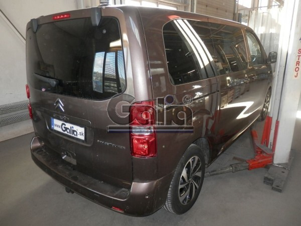 Фаркоп оцинкованный Galia C072C для Citroen Spacetourer 2016-, Peugeot Traveller 2016-, Citroen Jumpy 2016-, Peugeot Expert 2016-, Toyota Proace 2016-(паспорт и сертификат в комплекте)(без электрики)