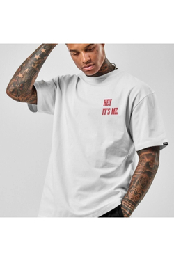 viptasarımtshirt унисекс красная красная передняя маска с принтом кошки велосипедный воротник Oversize Mold Базовая хлопковая футболка