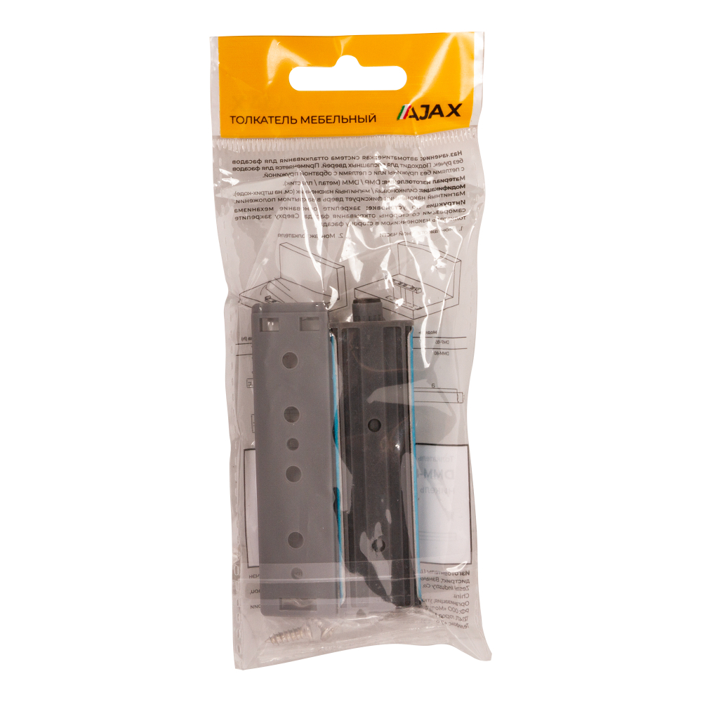 Толкатель мебельный металлический DMM-80/8P PN никель