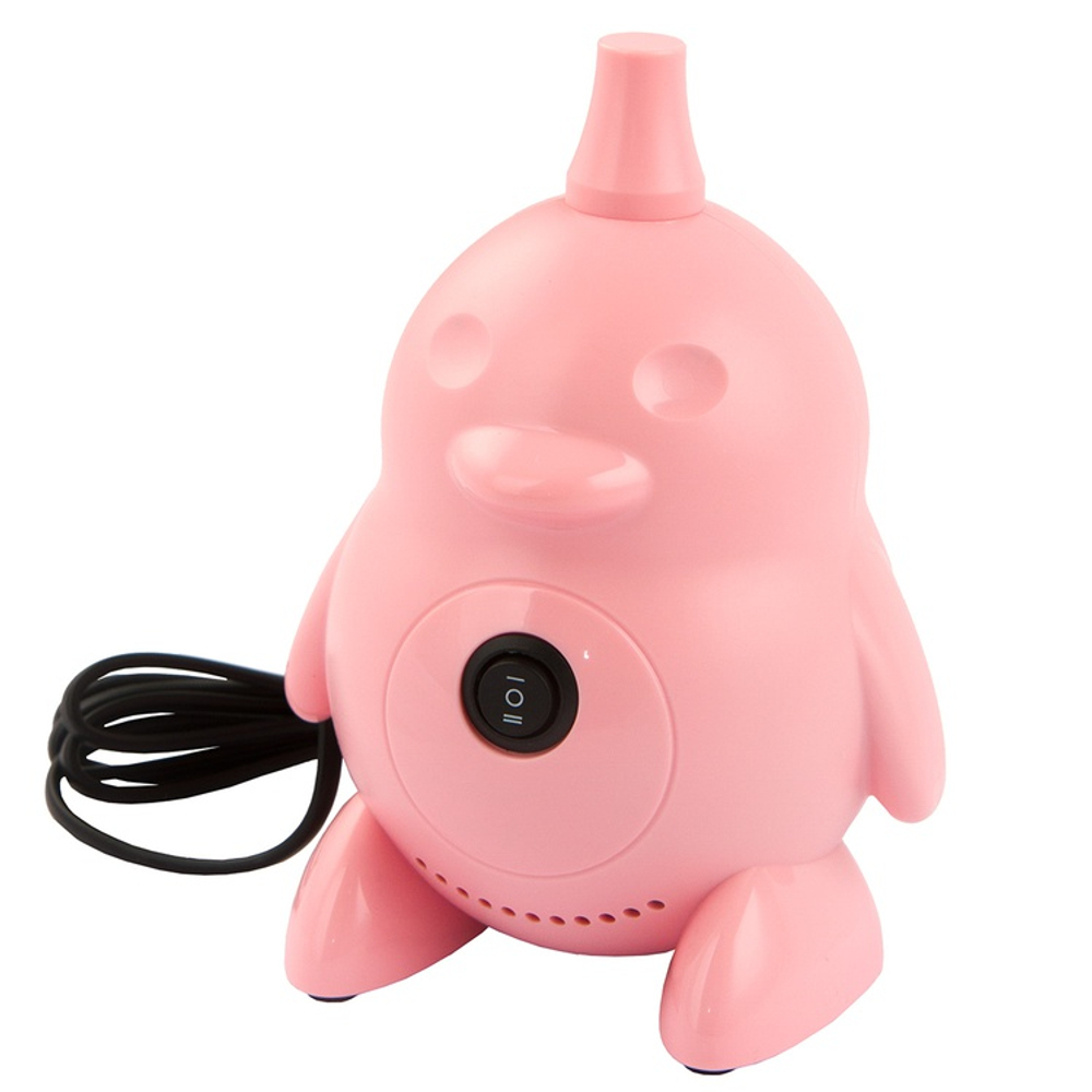 Компрессор воздушный Для Шаров Пингвин (Розовый) 23см