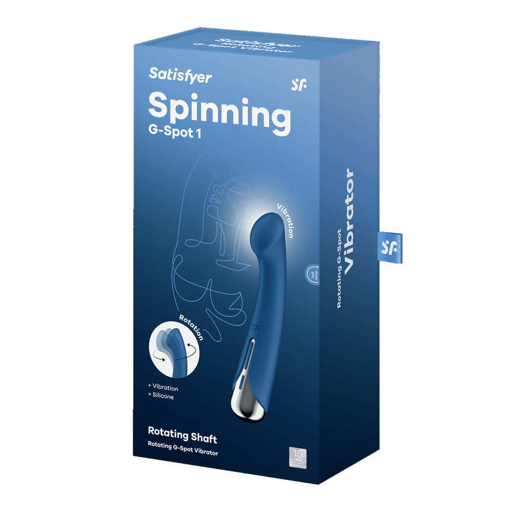 Вибратор для точки G Satisfyer Spinning G-Spot 1, голубой