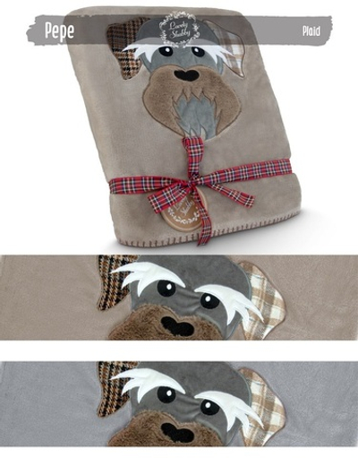 Плед "Щенок" в ассортименте 130x160см Полиэстер